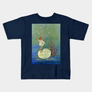 Fairy Under the Sea - Ida Rentoul Outhwaite Kids T-Shirt